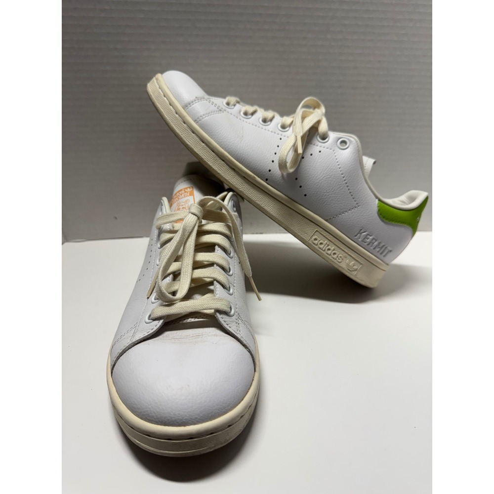 Adidas Stan Smith Disney Kermit Miss Piggy White Green GZ5996 Mens 8